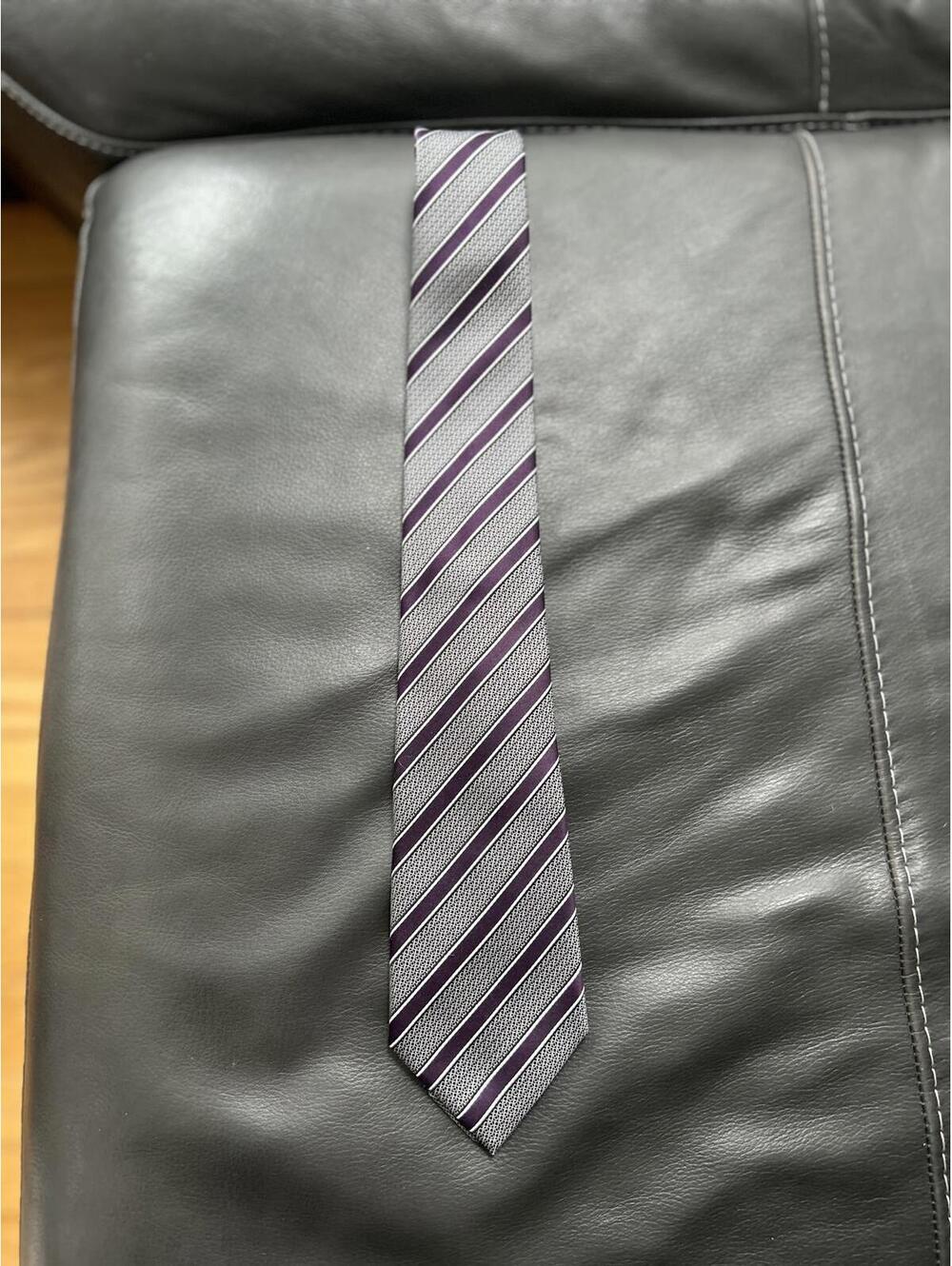 Ermenegildo Zegna Silk Tie - Striped Design